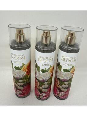 QTY 3 - Bath & Body Works BRIGHTEST BLOOM Fine Fragrance Body Mist Spray 8Oz Ryn